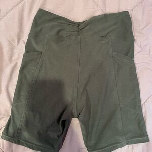 Wolven Women's Green Shorts